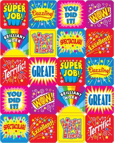 Stickers - Positive Words Motivational - Super Job