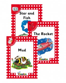 Jolly Phonics Readers, Complete Set Level 1 - Print      RED