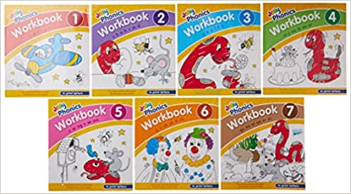 Jolly Phonics Workbooks, set of 1–7