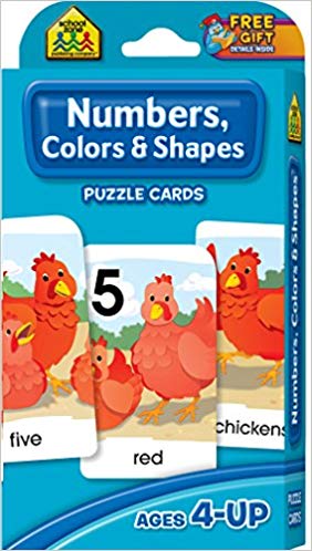 Flash Cards - Numbers, Colors & Shapes