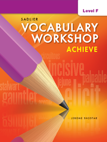 Vocabulary Workshop Achieve SE Level F   Grade 11