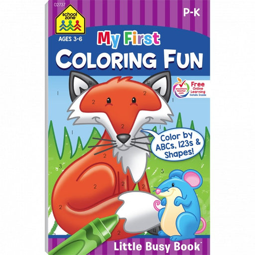 Little Busy Book - My First Coloring Adventure P-K Ages 4-6