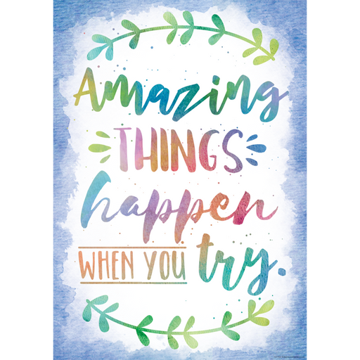 Poster: Amazing Things Happen When You Try