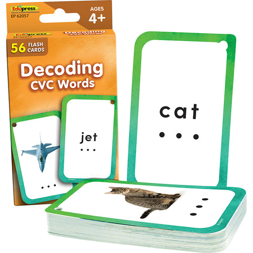 TCR -  Decoding CVC Words Flash Cards