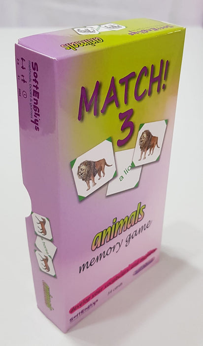 Match! 3- Memory Game- Animals
