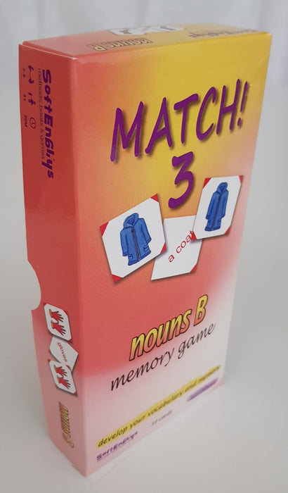 Match! 3- Memory Game - Nouns B