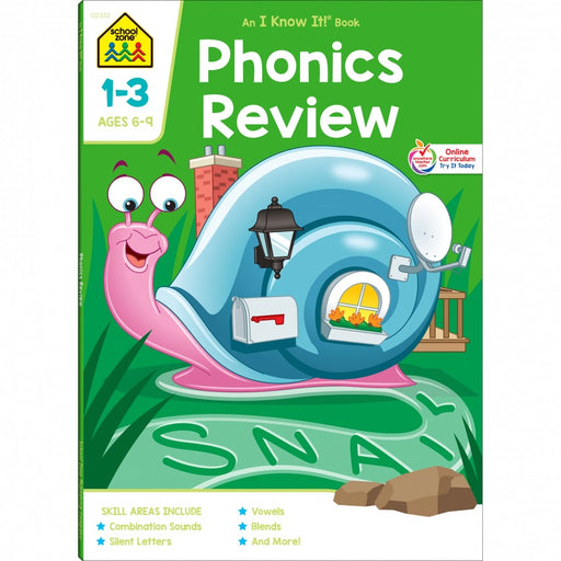 School Zone Phonics Review Grades 1-3