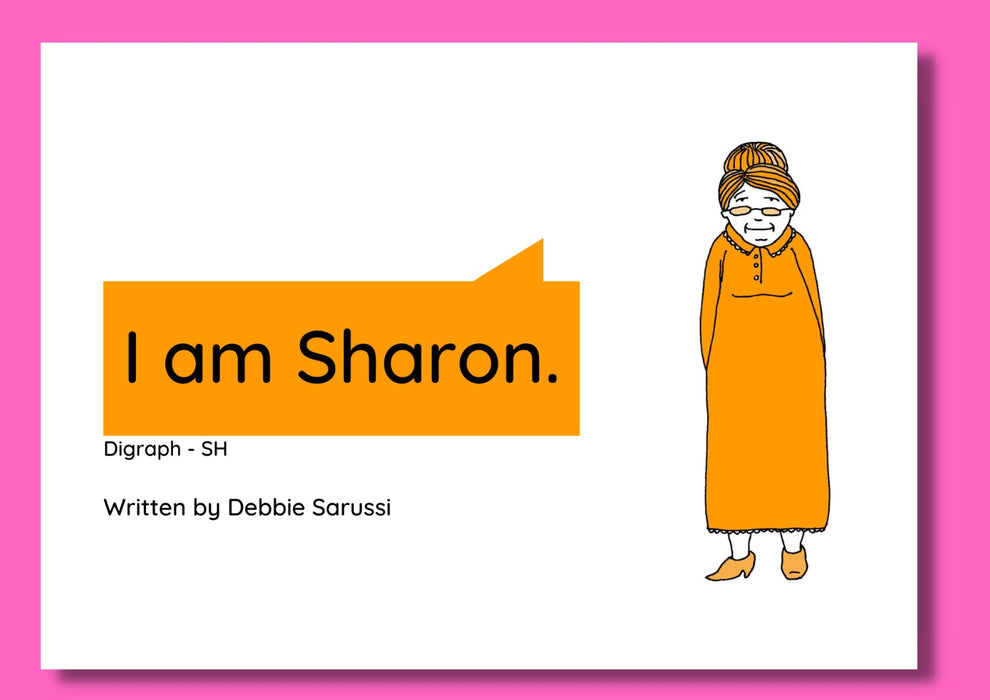 In English - Book Set 3: I am Sharon (Digraph SH) — Wiz Kids