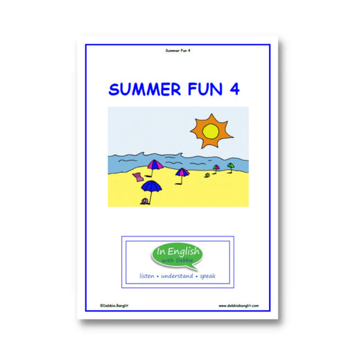 In English with Debbie - Summer Fun 4 Booklet
