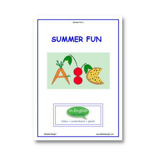 In English with Debbie - Summer Fun Booklet