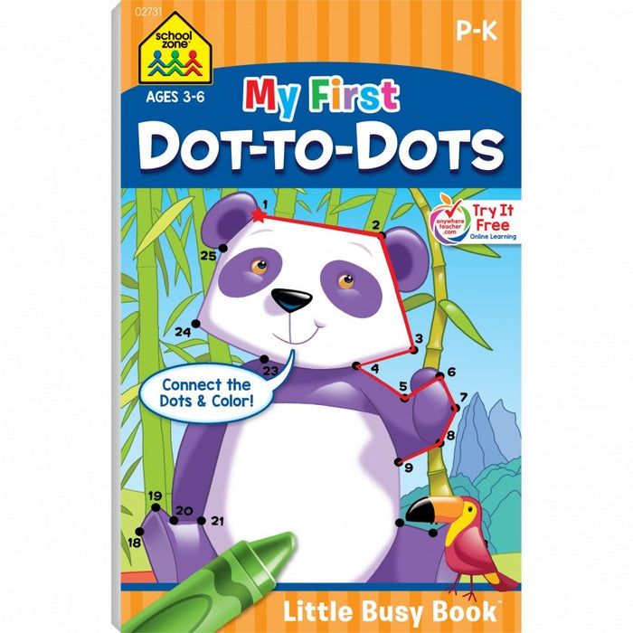 Little Busy Book - My First Dot-to-Dots P-K Ages 3-6