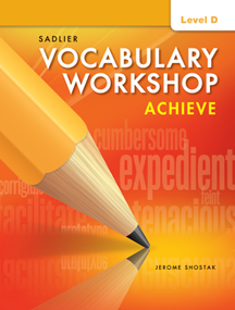 Vocabulary Workshop Achieve SE Level D   Grade 9