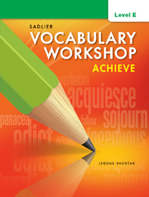 Vocabulary Workshop Achieve SE Level E   Grade 10