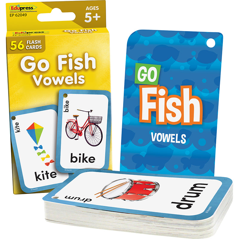 TCR -  Go Fish Vowels Flash Cards