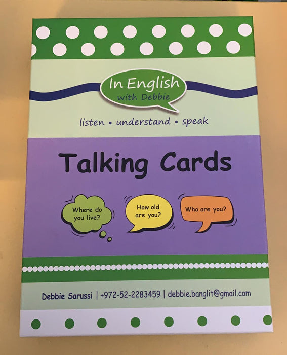In English with Debbie - Talking Cards