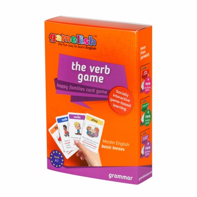 Gamelish - The Verb Game - in 4 basic tenses